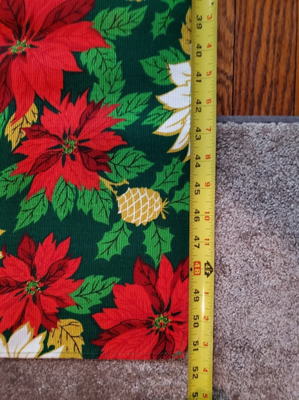 Vintage Holiday Tablecloth